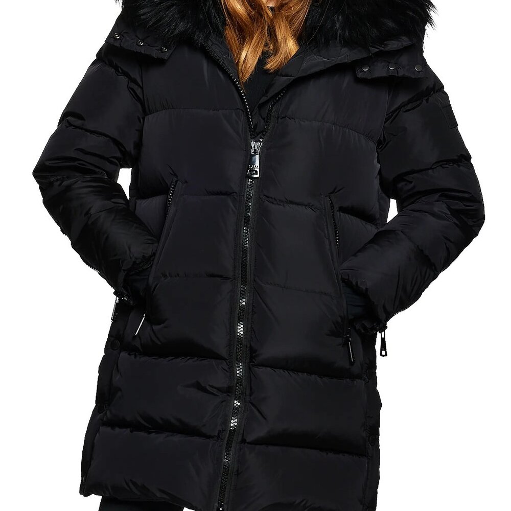 SAM. Addison Detachable hood Down Coat Black Size M - Picture 2 of 16